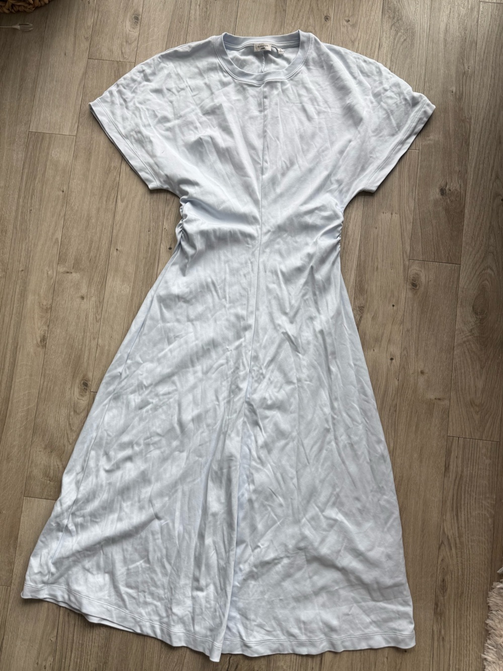 Women's White Fitted-to-Flare Maxi Skirt